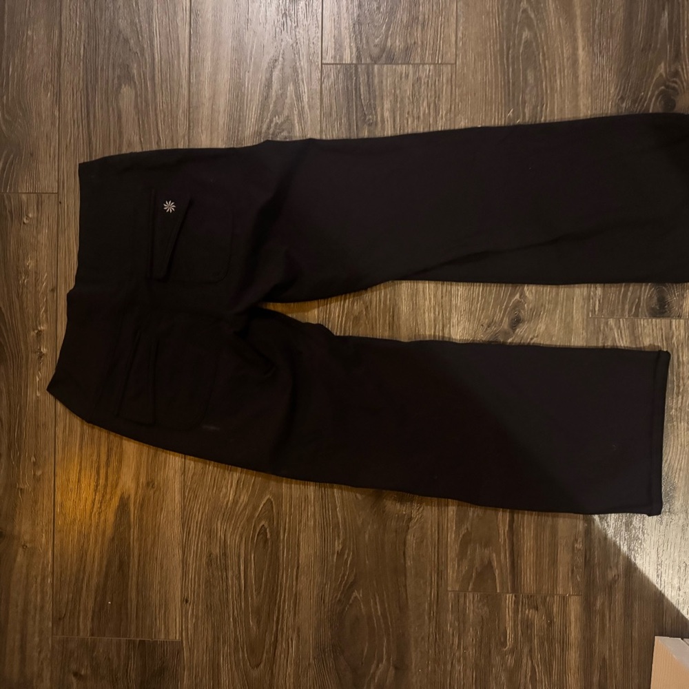 Athleta Black Straight Leg Pants
